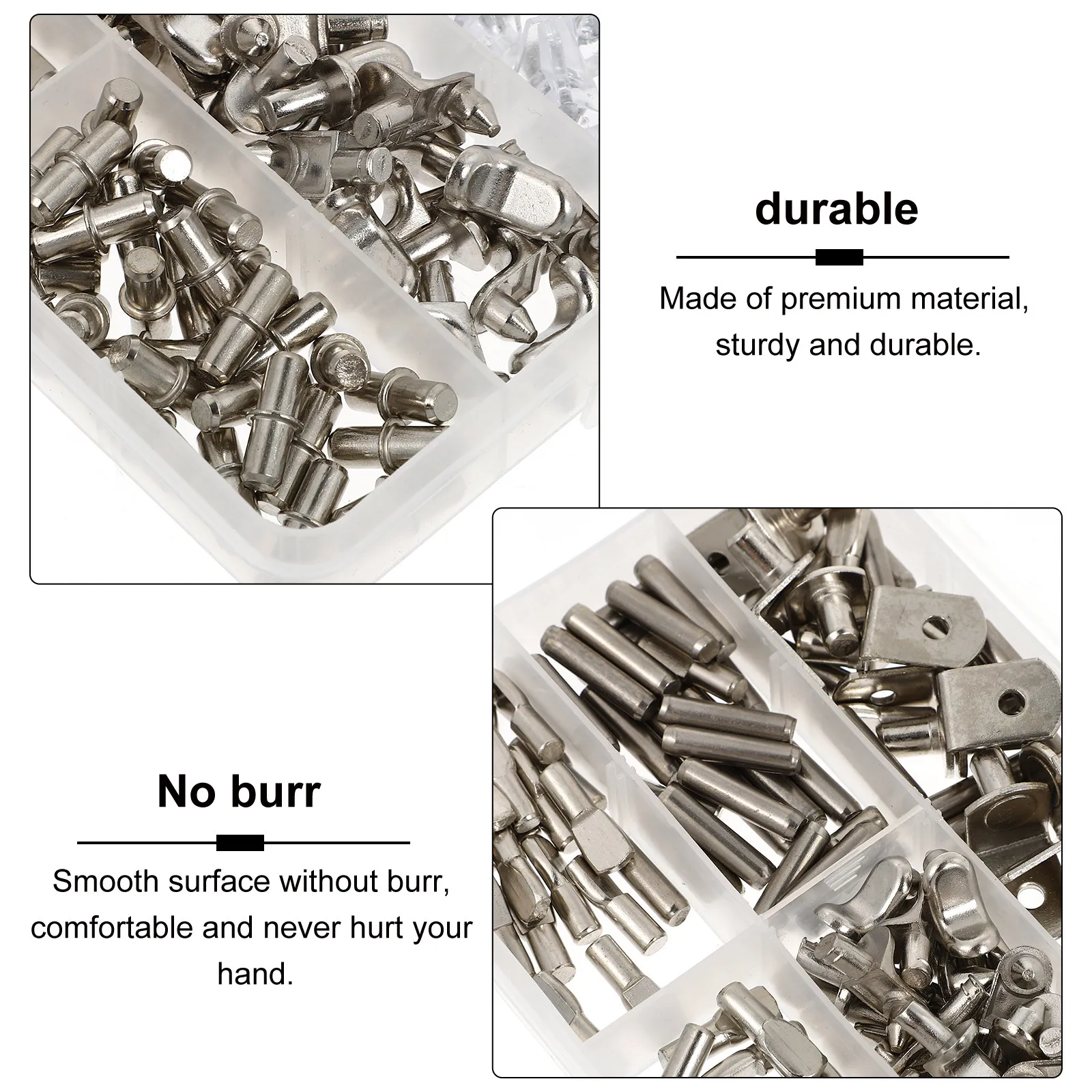160 шт. опорных штифтов для полок из высококачественного материала, прочные крепления для шкафов, книжных полок, мебели
160 шт. опорных штифтов для полок из высококачественного материала, прочные крепления для шкафов, книжных полок, мебели