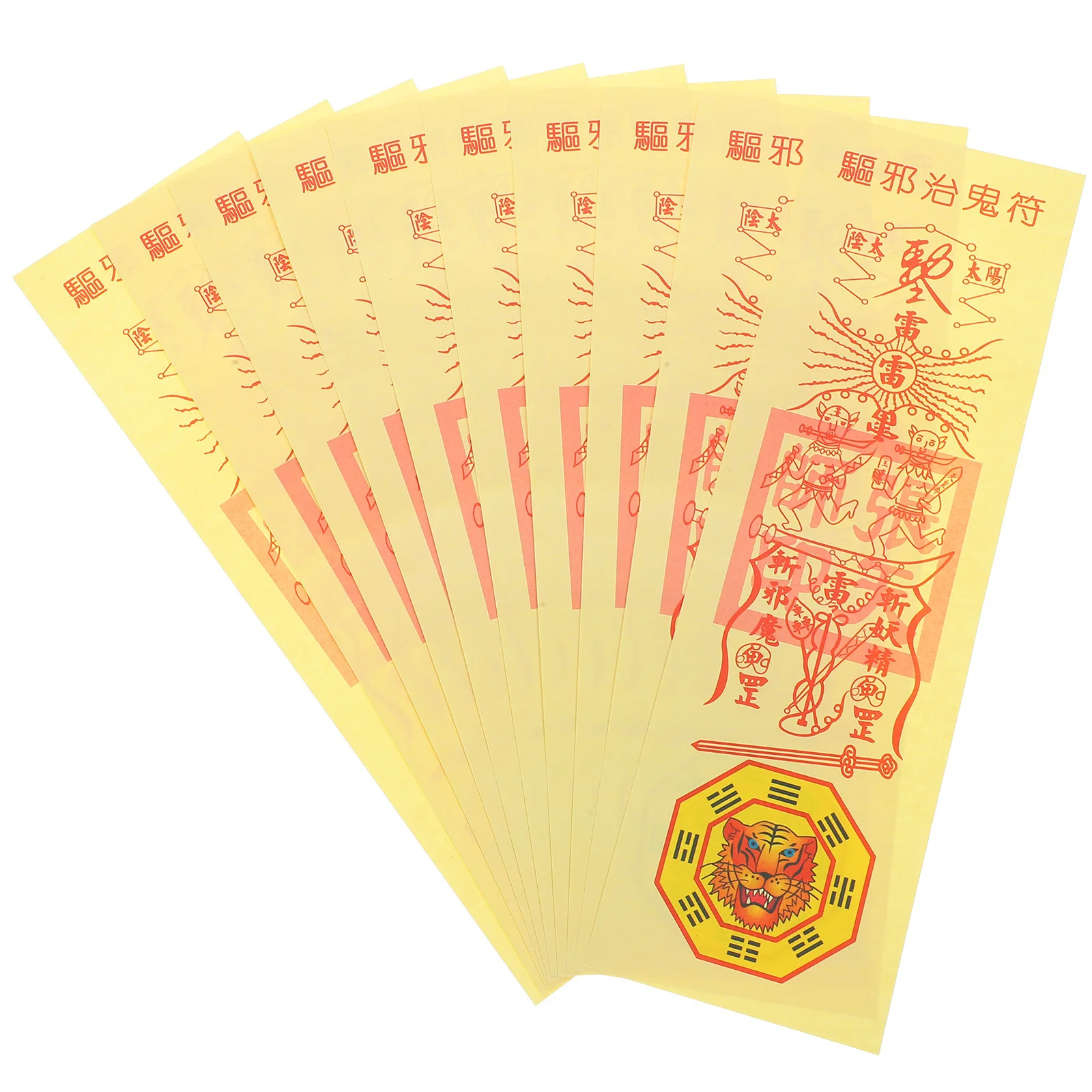 10 Sheets Chinese Fulu Paper Prank Prop Taoist Priest Costume Accessory Halloween Party Prank Supply Cosplay Party Decoration
10 Sheets Chinese Fulu Paper Prank Prop Taoist Priest Costume Accessory Halloween Party Prank Supply Cosplay Party Decoration