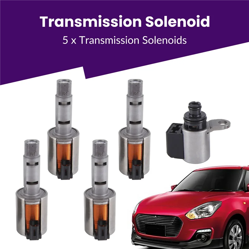 Комплект электромагнитной коробки передач Better-5 шт. RE0F11A JF015E CVT для Nissan Sentra Versa Spark Suzuki Swift 2012-2015 
Комплект электромагнитной коробки передач Better-5 шт. RE0F11A JF015E CVT для Nissan Sentra Versa Spark Suzuki Swift 2012-2015