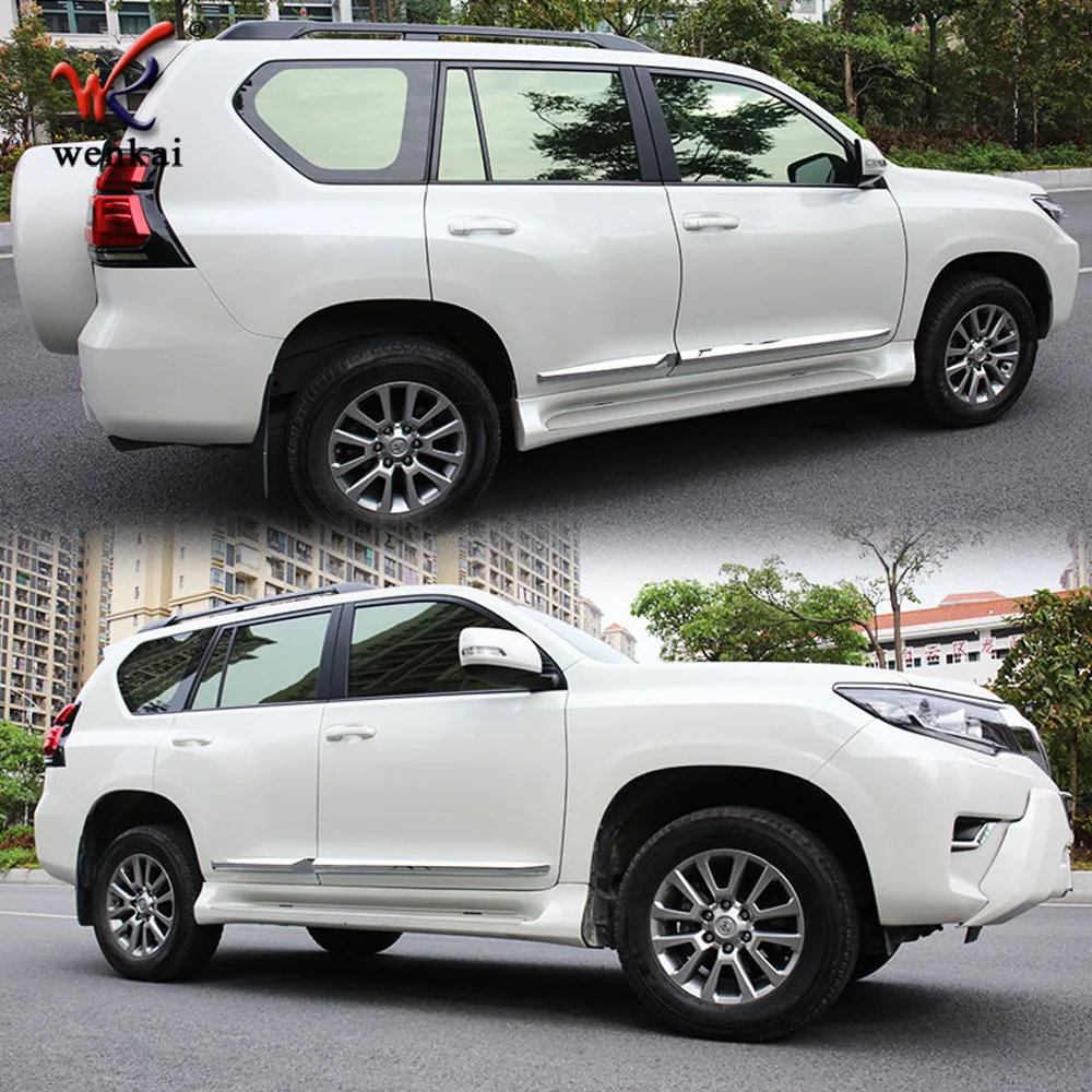 Аксессуары для Toyota Prado, хромированная декоративная полоса для двери, устойчивая к царапинам, стильная часть
Аксессуары для Toyota Prado, хромированная декоративная полоса для двери, устойчивая к царапинам, стильная часть