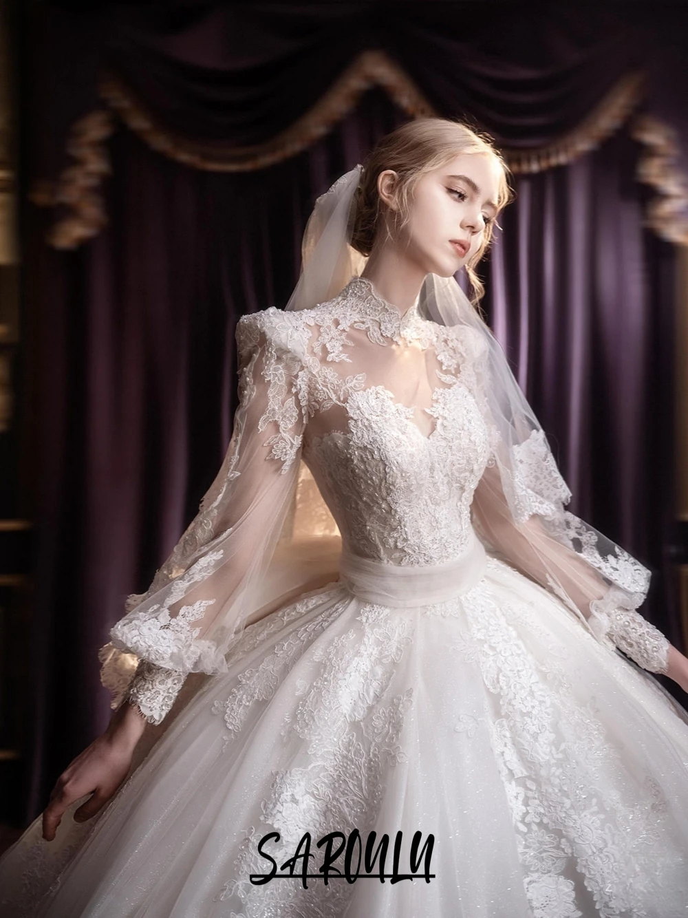 Dainty Big Bow Ball Gown Women Delicate Lace Wedding Dress Customized Long Train Romantic Detachable Sleeves Tulle Bride Wear
Dainty Big Bow Ball Gown Women Delicate Lace Wedding Dress Customized Long Train Romantic Detachable Sleeves Tulle Bride Wear