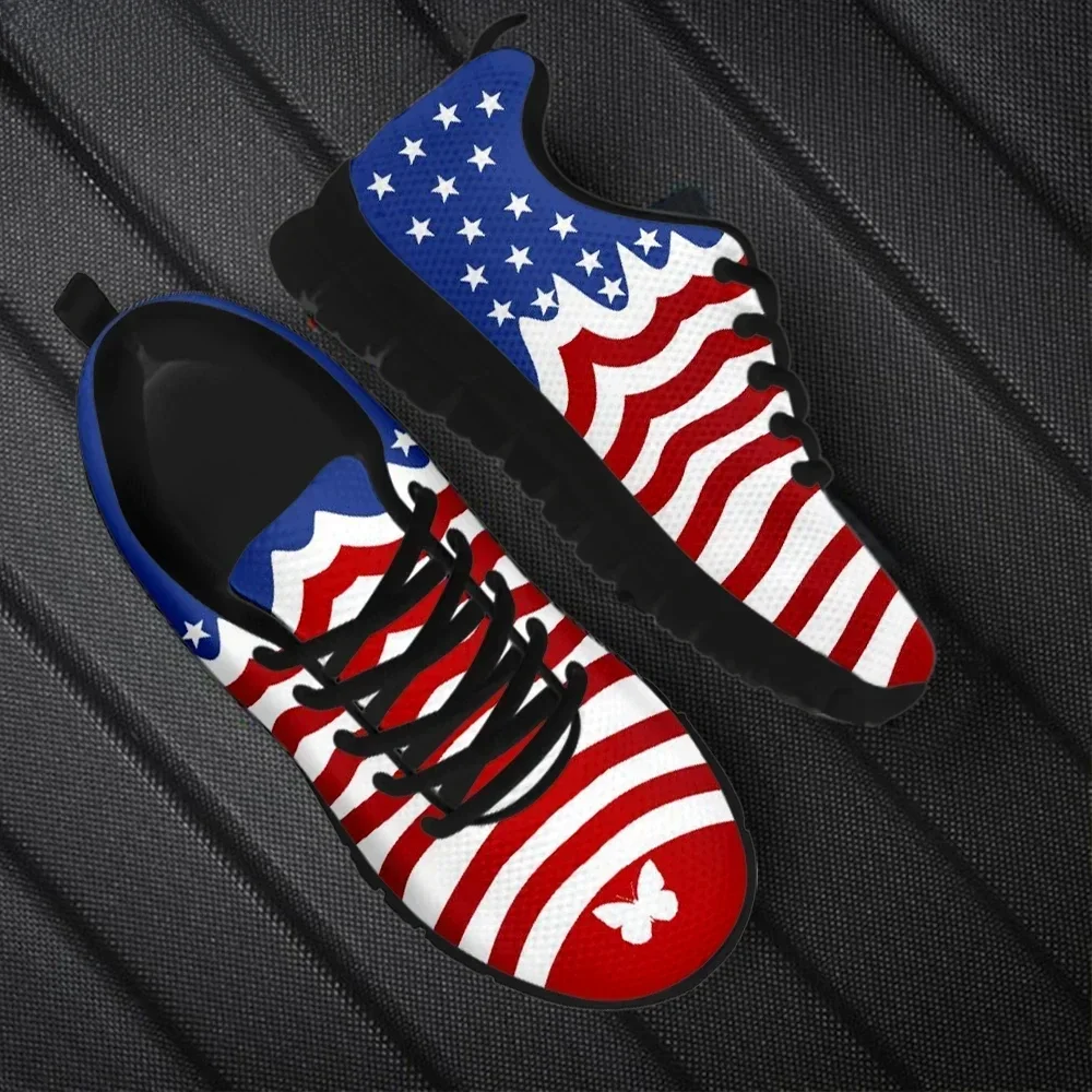 Custom Made Hot Sale Men Sneakers Comfortable Women Casual Shoes Breathable American Flag Print Light Flat Shoes Big Size 35-45
Custom Made Hot Sale Men Sneakers Comfortable Women Casual Shoes Breathable American Flag Print Light Flat Shoes Big Size 35-45