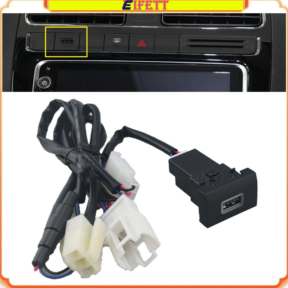 New Top QUality Auto Phone Fast Charging Adapter Car Charger QC3.0 USB Interface Socket Switch For VW POLO 2011-2013
New Top QUality Auto Phone Fast Charging Adapter Car Charger QC3.0 USB Interface Socket Switch For VW POLO 2011-2013