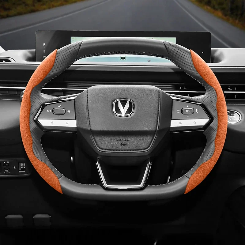 For CHANGAN Suede Steering Wheel Cover Snap On CS55 Plus Univ Unit Uni-K CS35 New Eado CS75 Unis CX70 CS15 Uni T Hunter Grip
For CHANGAN Suede Steering Wheel Cover Snap On CS55 Plus Univ Unit Uni-K CS35 New Eado CS75 Unis CX70 CS15 Uni T Hunter Grip