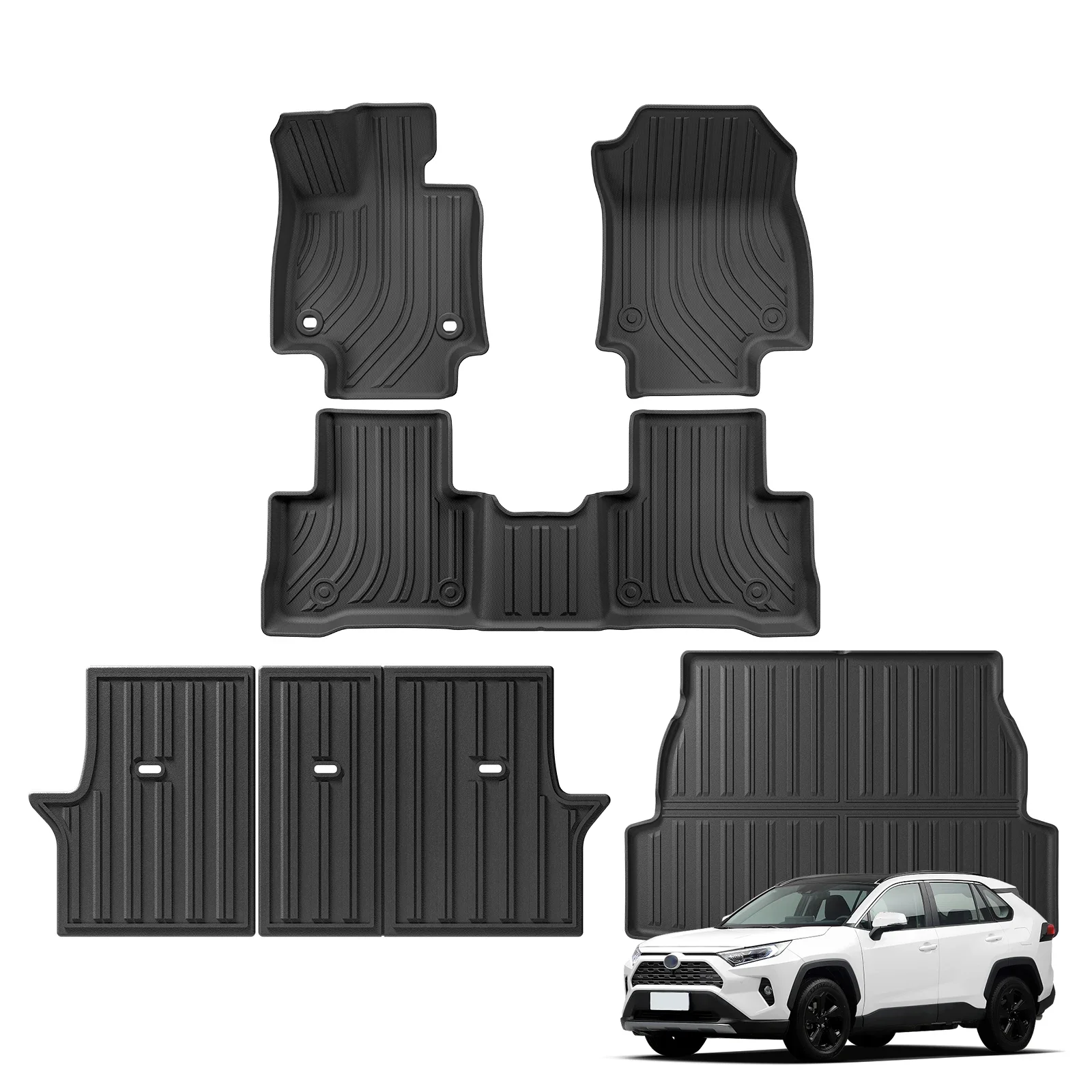 for Toyota RAV4 2019-2025 (Not Fit Hybrid) TPE 3D Car Floor Mats Cargo Liner Trunk/Backrest Mat Foot Pad Left Rudder
for Toyota RAV4 2019-2025 (Not Fit Hybrid) TPE 3D Car Floor Mats Cargo Liner Trunk/Backrest Mat Foot Pad Left Rudder