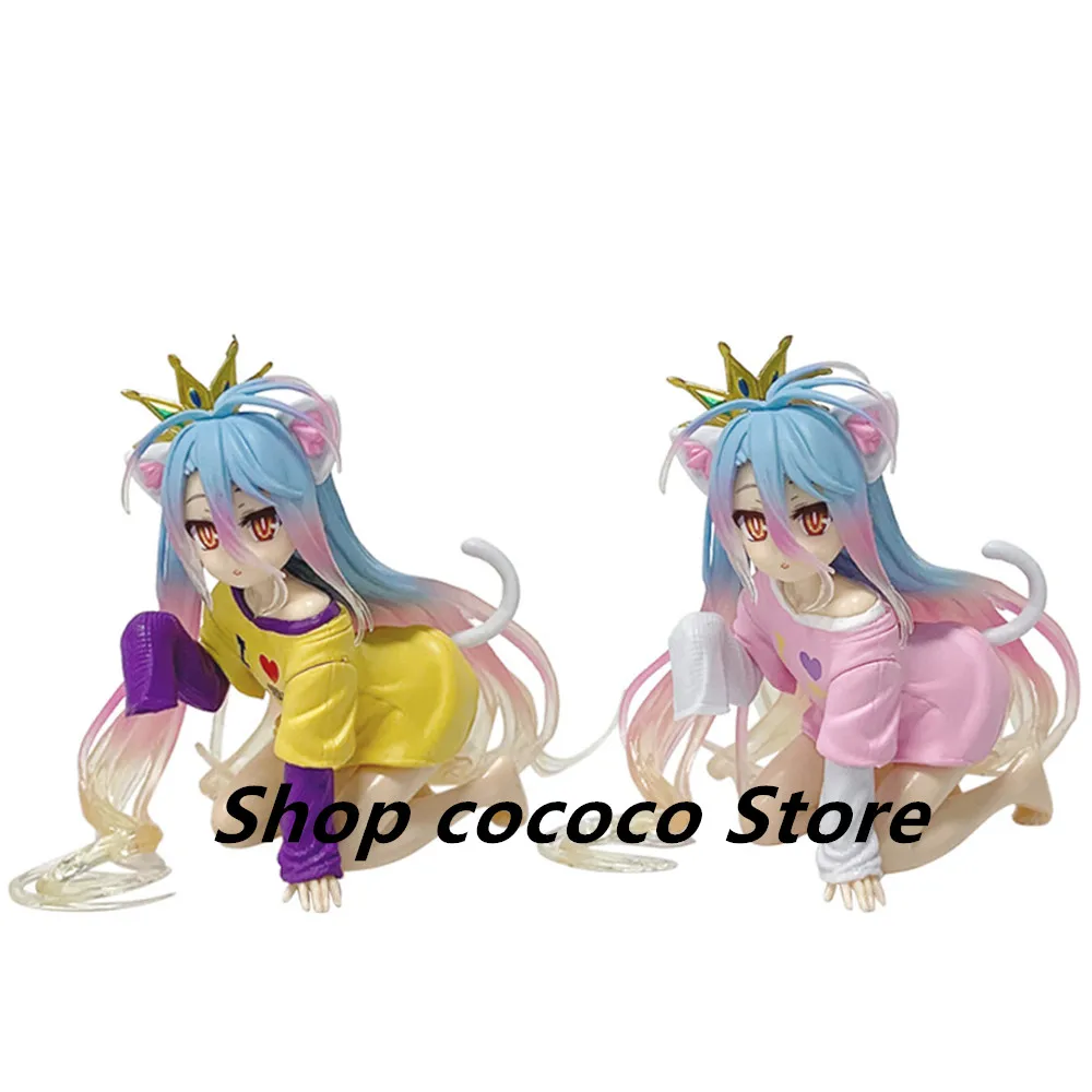 Аниме «Нет игры, нет жизни», белый «10 см, Широ, модель из ПВХ, экшн-фигурки, коллекция моделей, орнамент, игрушка, праздничный подарок 
Аниме «Нет игры, нет жизни», белый «10 см, Широ, модель из ПВХ, экшн-фигурки, коллекция моделей, орнамент, игрушка, праздничный подарок