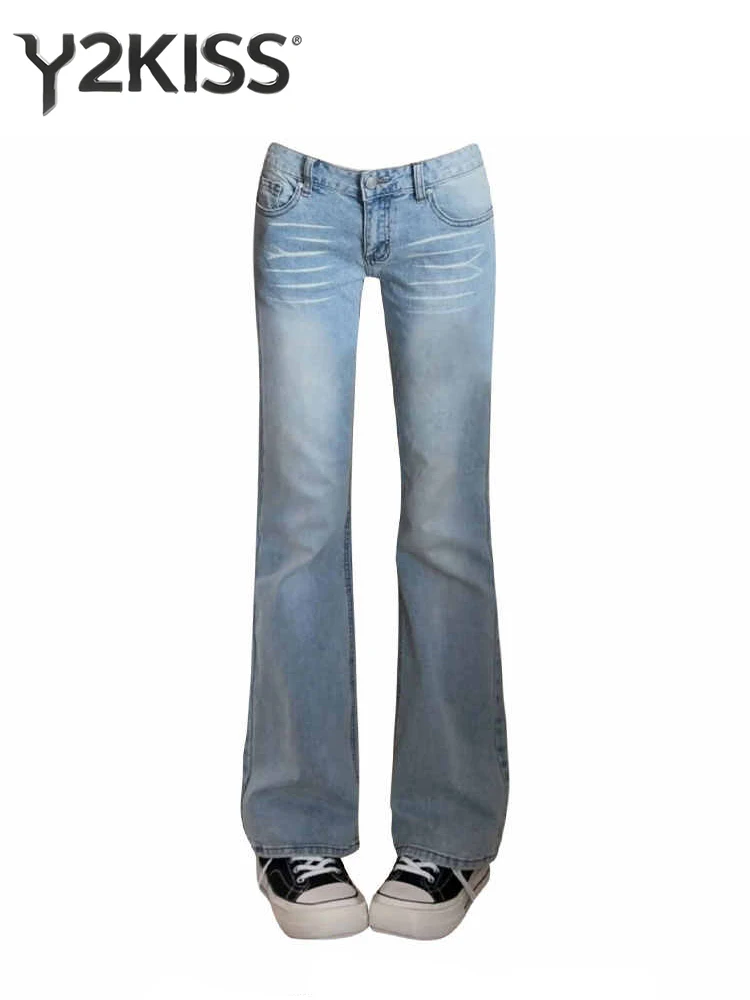 Women's Bootcut Jeans 2000s Low Rise Gyaru Denim Pants Straight Jeans Long Trousers Korean Fashion Skinny Japanese Y2k Cowboy
Women's Bootcut Jeans 2000s Low Rise Gyaru Denim Pants Straight Jeans Long Trousers Korean Fashion Skinny Japanese Y2k Cowboy