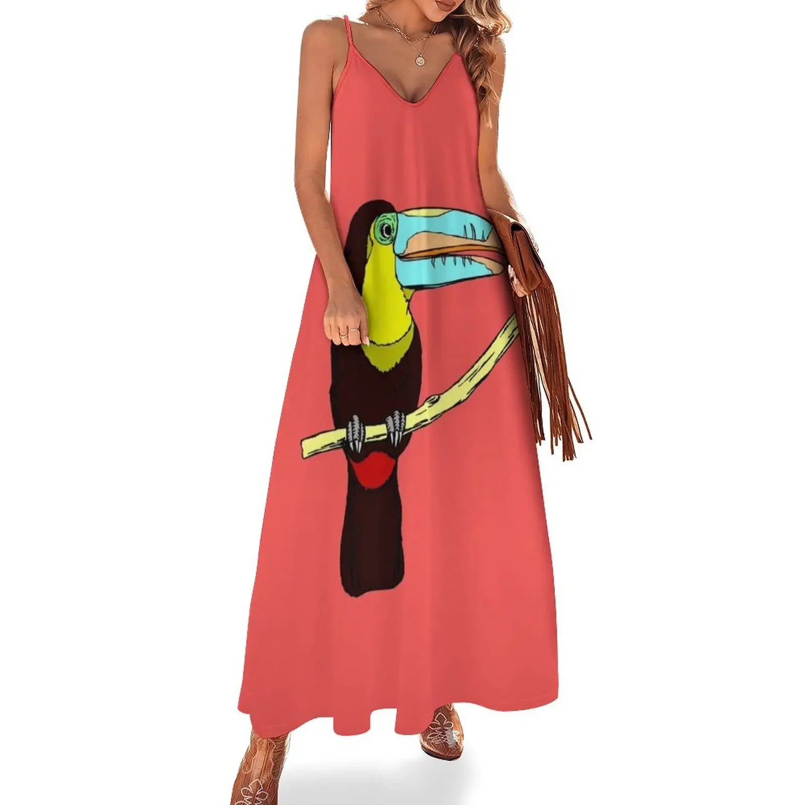 TOUCAN Sleeveless Dress Long dress summer dress women 2025 dresses for special events
TOUCAN Sleeveless Dress Long dress summer dress women 2025 dresses for special events