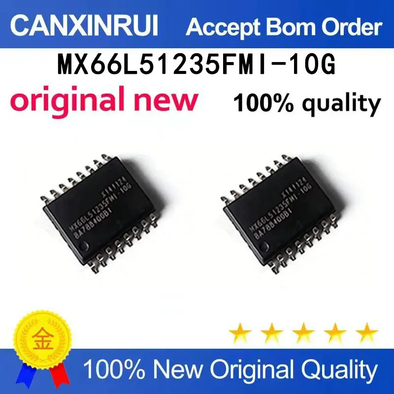 (5pcs-100pcs)Brand new original MX66L51235FMI-10G SOP16 surface mount memory chip
(5pcs-100pcs)Brand new original MX66L51235FMI-10G SOP16 surface mount memory chip