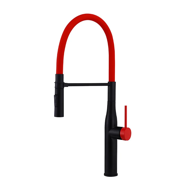 304 Stainless Steel Magnetic Pull Out Kitchen Faucet with Silicone Hose Hot Cold Water
304 Stainless Steel Magnetic Pull Out Kitchen Faucet with Silicone Hose Hot Cold Water