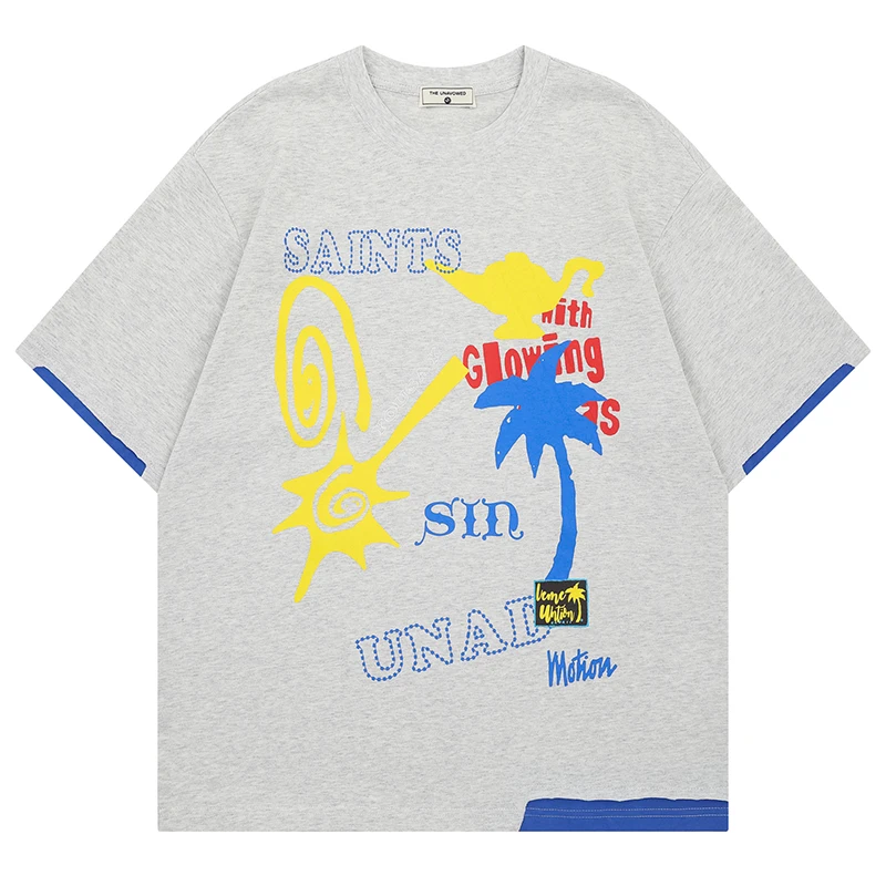 Summer Mens Oversized Tshirts Hip Hop Patchwork Palm Tree Graphic T-Shirts 2025 Streetwear Harajuku Casual Cotton Tops Tees
Summer Mens Oversized Tshirts Hip Hop Patchwork Palm Tree Graphic T-Shirts 2025 Streetwear Harajuku Casual Cotton Tops Tees
