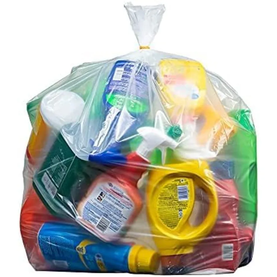 40-45 Gallon Trash Bags │ 2.0 Mil │ Clear Extra Heavy Garbage Can Liners │ 40" x 46" 50 Count
40-45 Gallon Trash Bags │ 2.0 Mil │ Clear Extra Heavy Garbage Can Liners │ 40" x 46" 50 Count