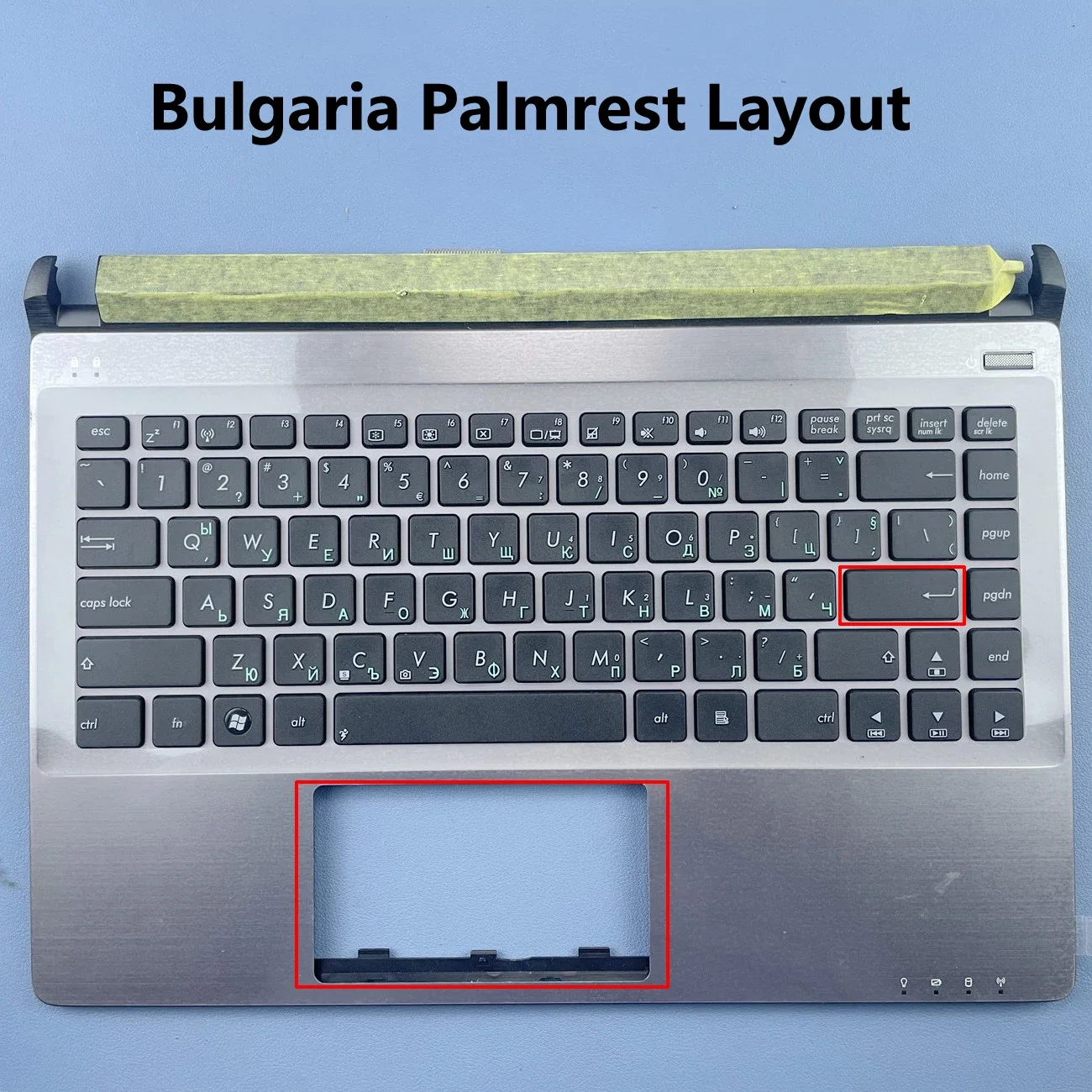 Bulgaria Palmrest Laptop Keyboard For ASUS U32 U32JC U32U U32VJ U32VM Series 13GNTO1AP010-1
Bulgaria Palmrest Laptop Keyboard For ASUS U32 U32JC U32U U32VJ U32VM Series 13GNTO1AP010-1