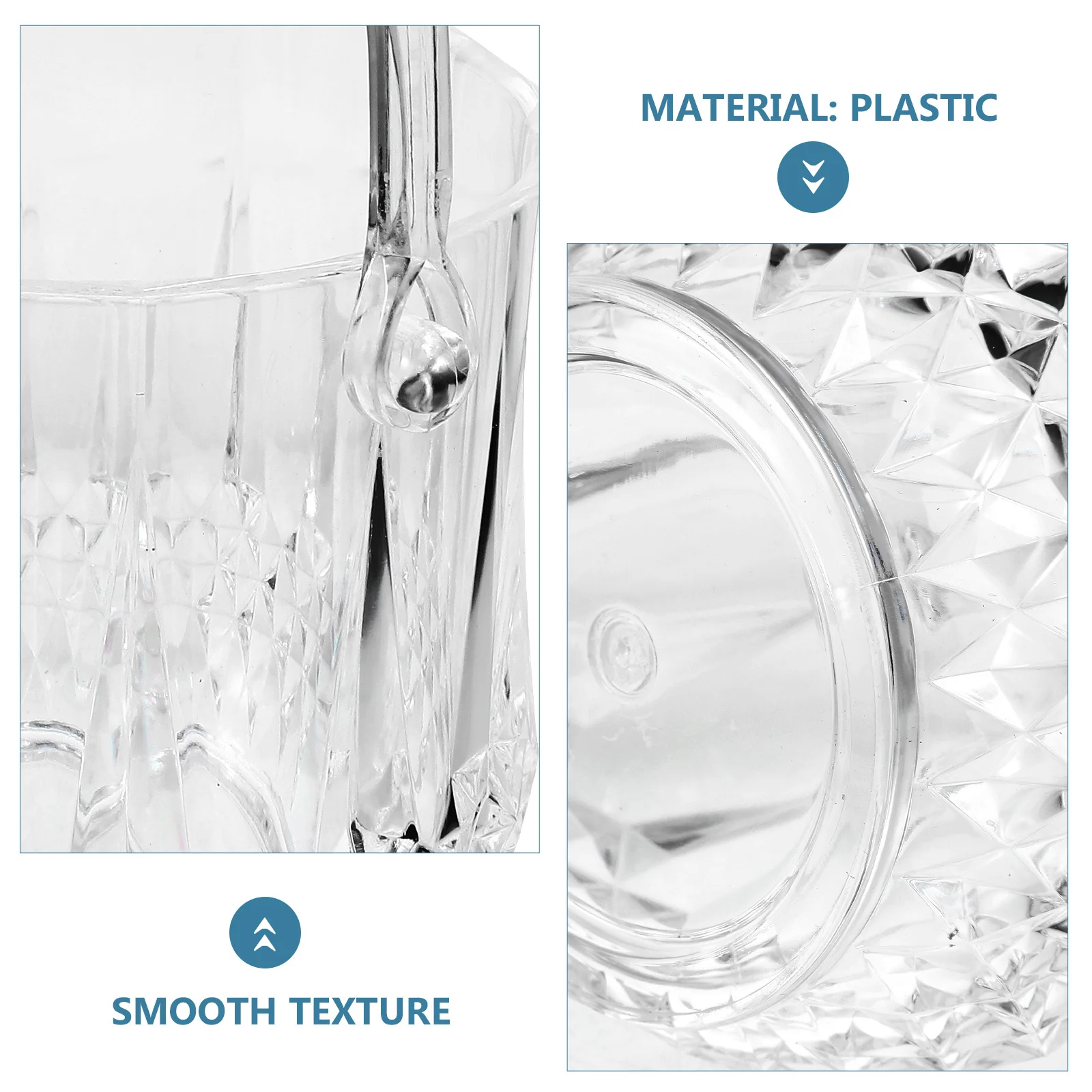 1pcs Ice Bucket Transparent Modern Design For Wine Cooling Multi-Use Snack Fruit Storage Bar Party Buffet Accessory
1pcs Ice Bucket Transparent Modern Design For Wine Cooling Multi-Use Snack Fruit Storage Bar Party Buffet Accessory