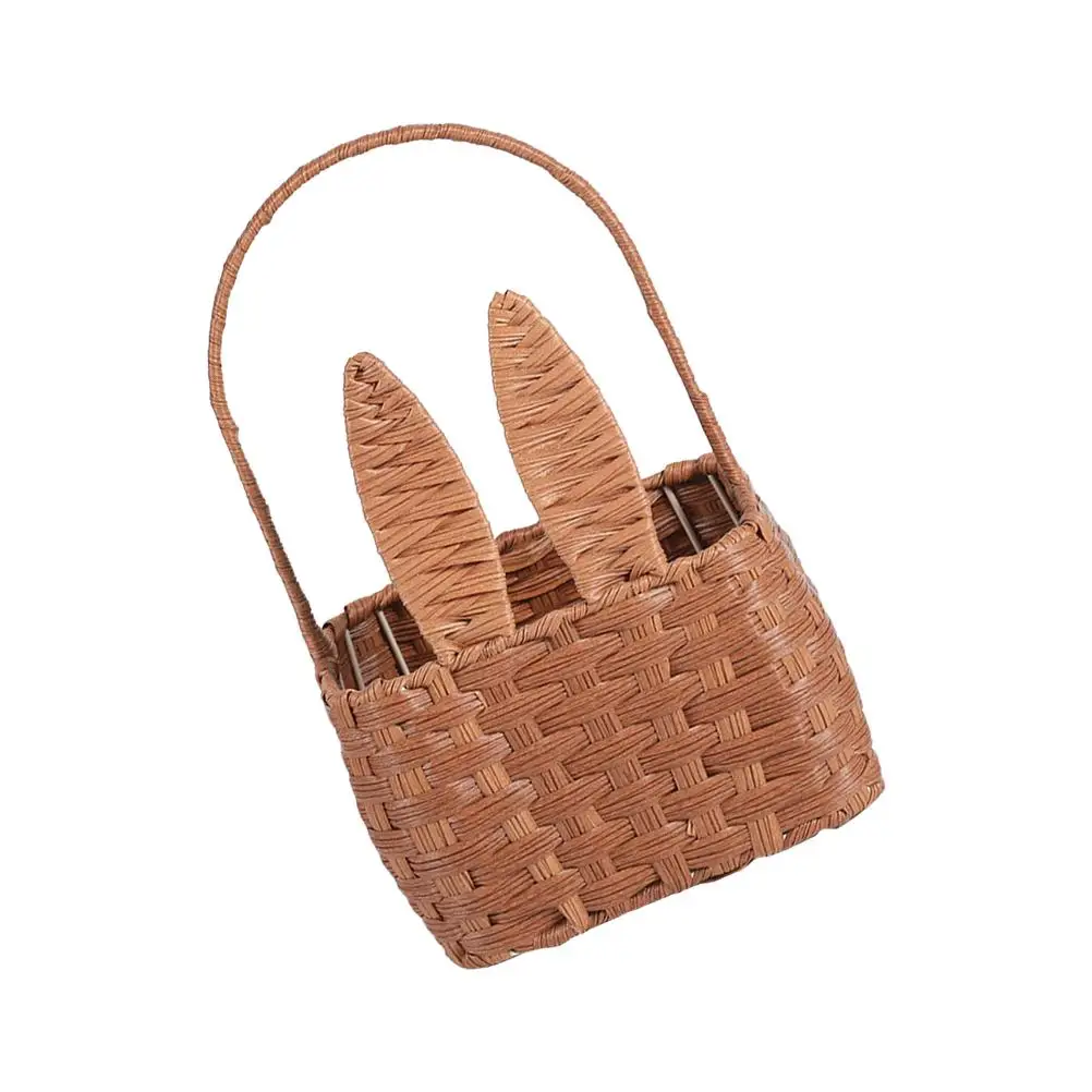 Rabbit Basket Woven Storage ganizer Lightweight Handle Outdoor Picnic Basket Sundries Container Food Tray Home Storage
Rabbit Basket Woven Storage ganizer Lightweight Handle Outdoor Picnic Basket Sundries Container Food Tray Home Storage