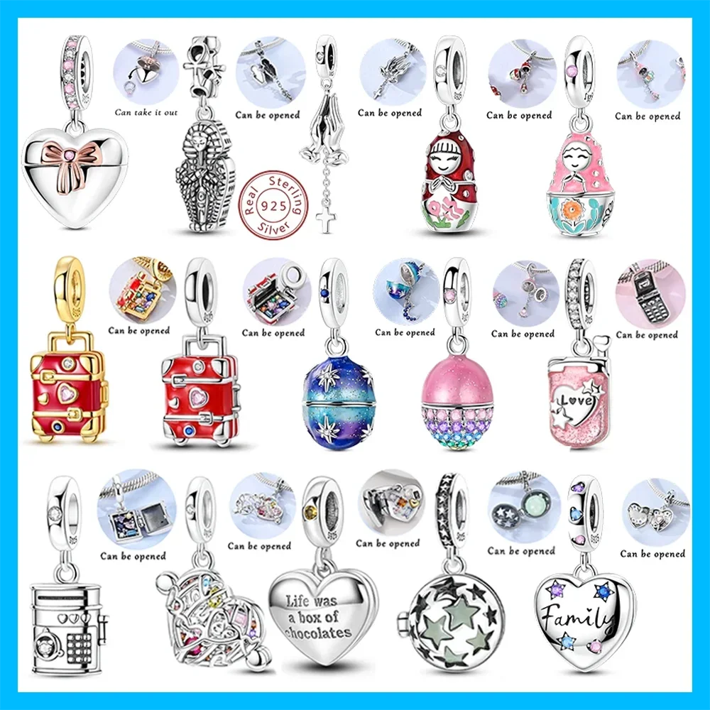Matryoshka Pharaoh Prayer Hand CZ Original Charms Silver Plated Beads Fit Bracelets Bag Keychain Charms Diy Women Gift Accessory
Matryoshka Pharaoh Prayer Hand CZ Original Charms Silver Plated Beads Fit Bracelets Bag Keychain Charms Diy Women Gift Accessory
