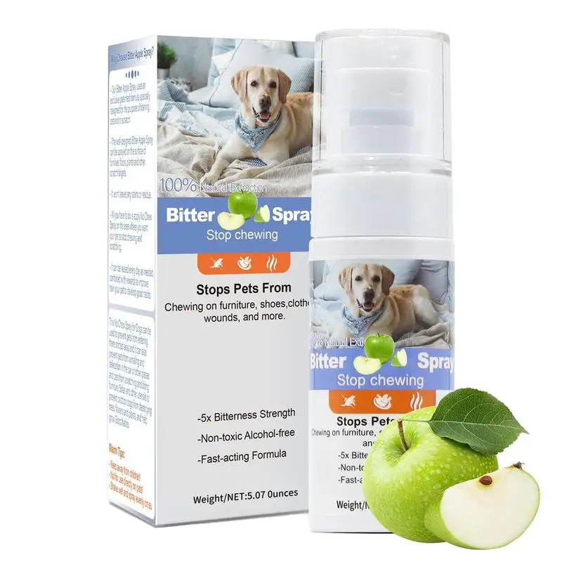 No Chew Spray For Dogs Bitter Stop Chewing Dog Spray 150ml Training & Behavior Aids Pet Supplies Stop Chewing Licking Furniture
No Chew Spray For Dogs Bitter Stop Chewing Dog Spray 150ml Training & Behavior Aids Pet Supplies Stop Chewing Licking Furniture