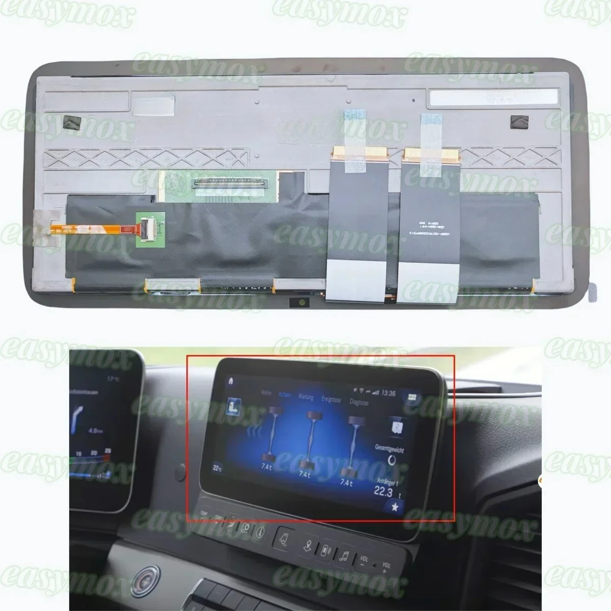LCD Display for 2022-2024 Mercedes-Benz Actros L Edition 3 Tractor Truck Navigation Information Center Heads-Up Screen
LCD Display for 2022-2024 Mercedes-Benz Actros L Edition 3 Tractor Truck Navigation Information Center Heads-Up Screen