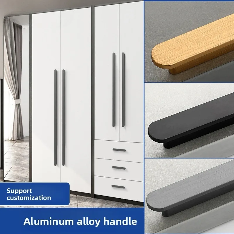 Furniture Handles Modern Gold Black Aluminum Alloy Wardrobe Drawer Knobs Simple Kitchen Cabinet Pulls Cupboard Door Handles
Furniture Handles Modern Gold Black Aluminum Alloy Wardrobe Drawer Knobs Simple Kitchen Cabinet Pulls Cupboard Door Handles