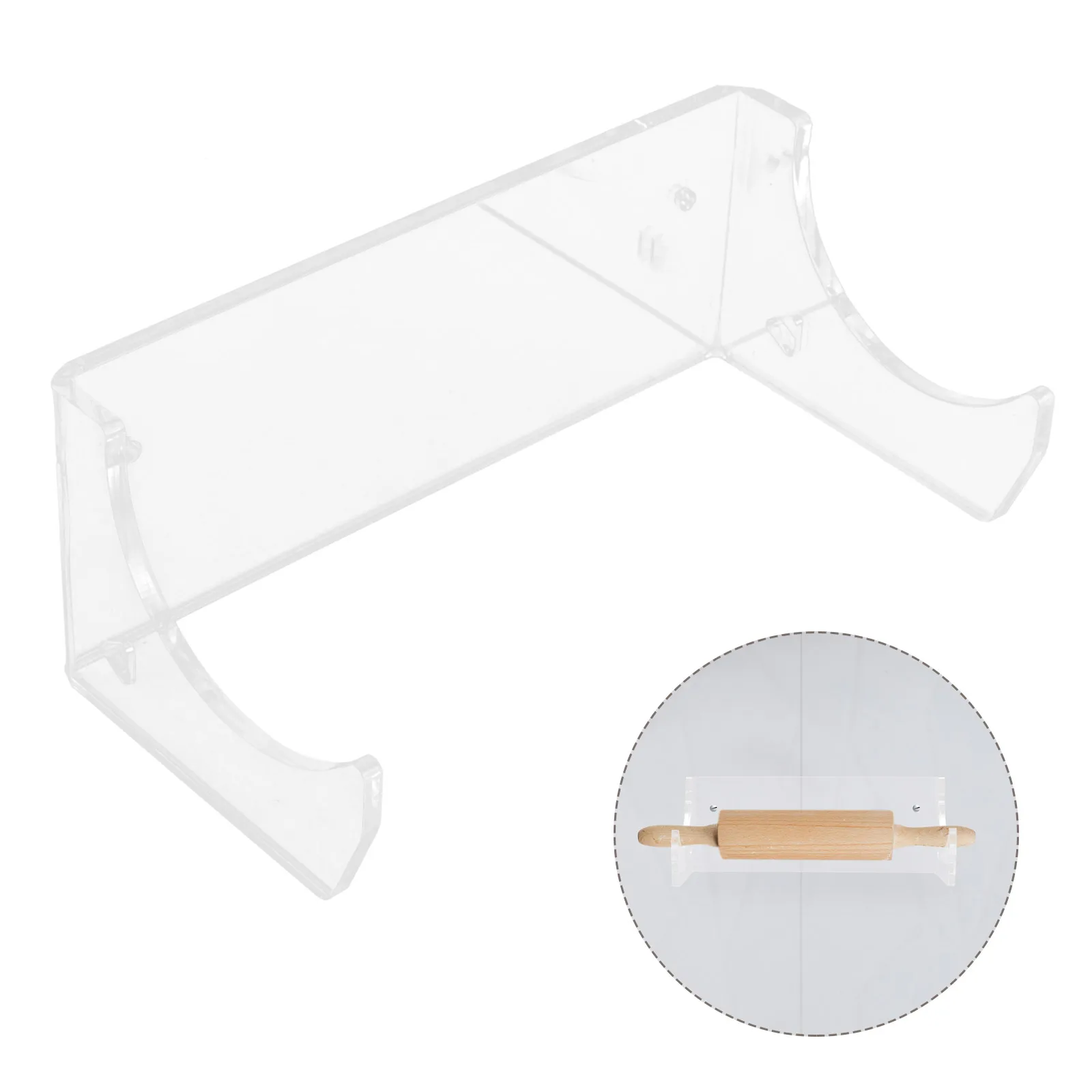 2 Pcs Pin Holders Wall Mount Kitchen Storage Rack Transparent Acrylic Rolling Pin Holders Acrylic Design Multipurpose
2 Pcs Pin Holders Wall Mount Kitchen Storage Rack Transparent Acrylic Rolling Pin Holders Acrylic Design Multipurpose