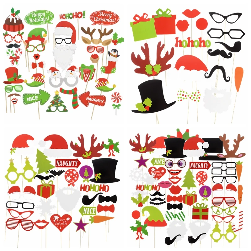 Christmas Photo Booth Props Santa Claus Snowman Masks Lips Beard Photo Props New Year Xmas Party Decoration Noel Navidad Gifts
Christmas Photo Booth Props Santa Claus Snowman Masks Lips Beard Photo Props New Year Xmas Party Decoration Noel Navidad Gifts