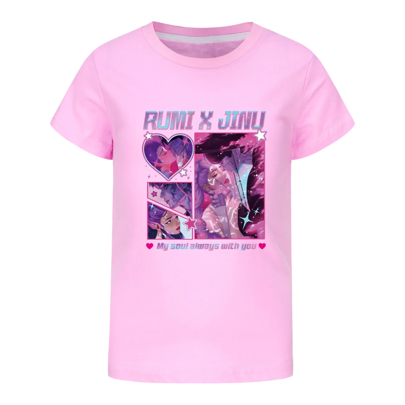 Kpop Demon Hunters Cartoon Tee Shirt Harajuku Cool Kids Short Sleeve T-shirts Rumi X JINU Cosplay T-shirts Boys Girl Clothes
Kpop Demon Hunters Cartoon Tee Shirt Harajuku Cool Kids Short Sleeve T-shirts Rumi X JINU Cosplay T-shirts Boys Girl Clothes