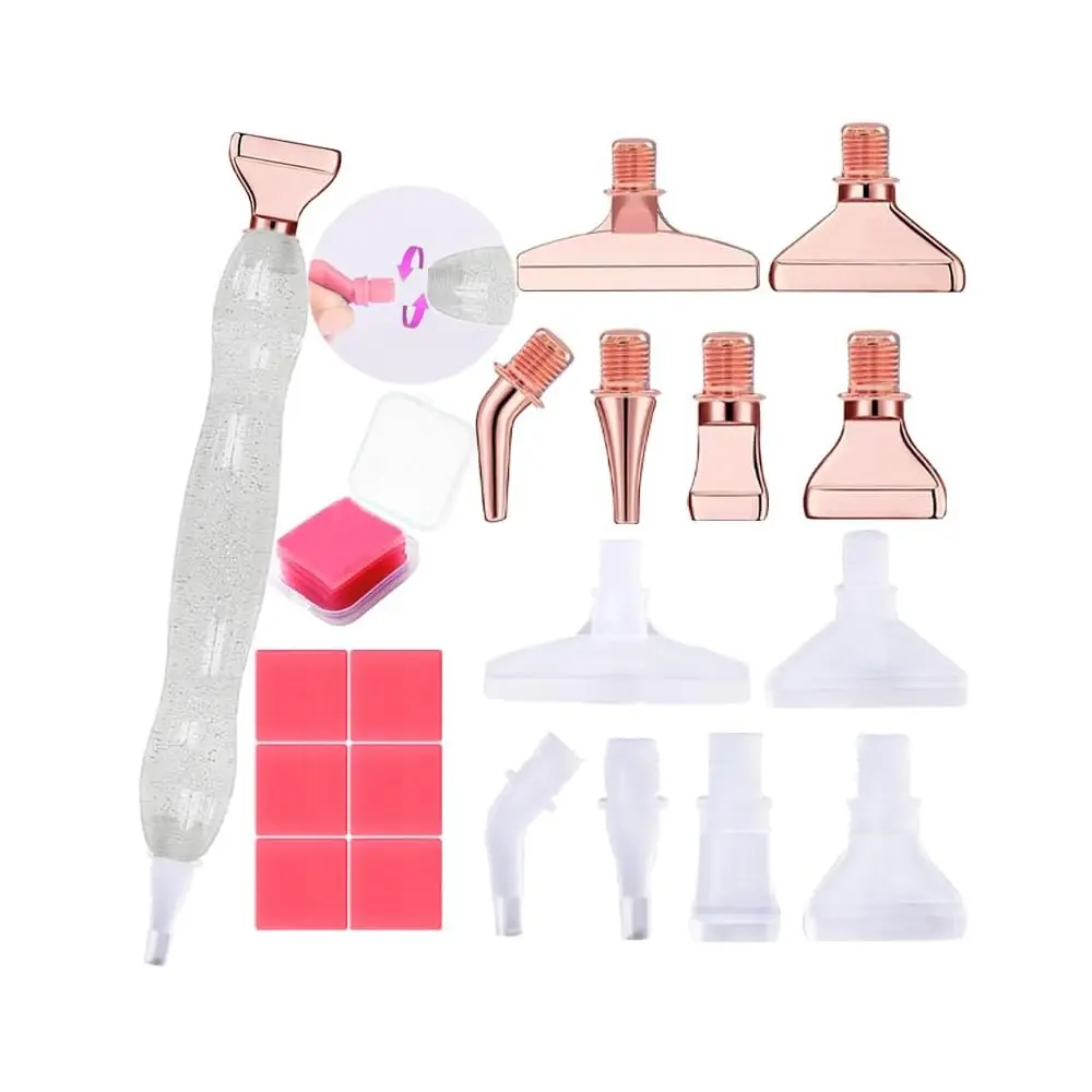 Diamond Painting Tools Set - 19Pcs Accessories With 12 Thread Pen Tips, Anti-Fall, Diamond Painting Wax - Comfort Grip
Diamond Painting Tools Set - 19Pcs Accessories With 12 Thread Pen Tips, Anti-Fall, Diamond Painting Wax - Comfort Grip