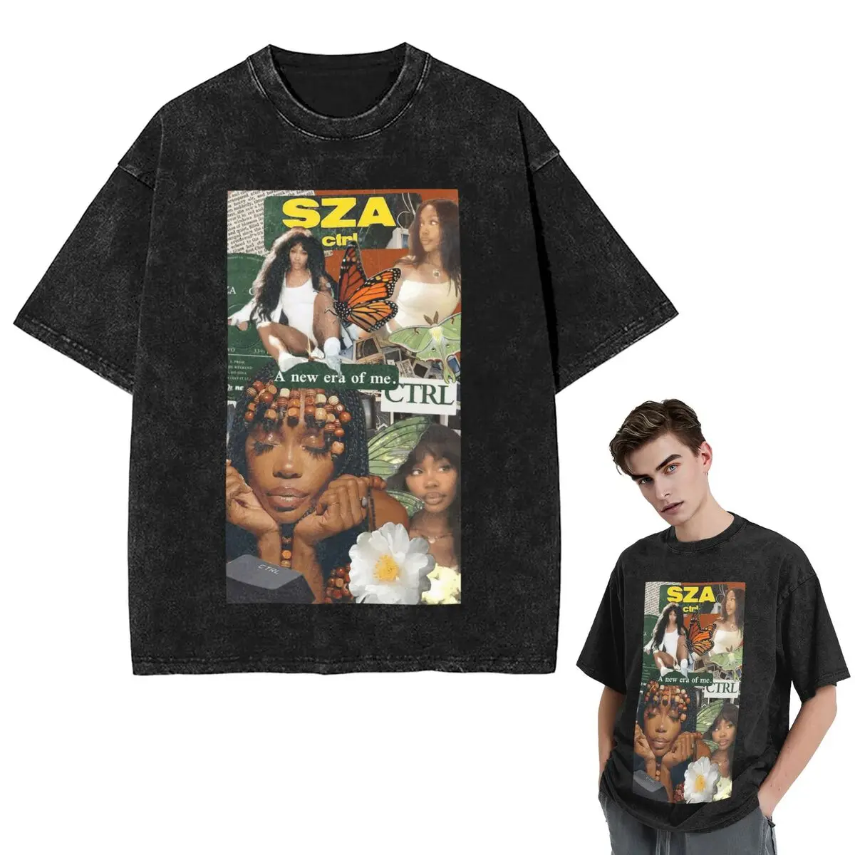 Уличная одежда, футболки SZA Song Singer, стираная футболка с коротким рукавом, футболка в стиле хип-хоп, топы, футболки для мужчин и женщин
Уличная одежда, футболки SZA Song Singer, стираная футболка с коротким рукавом, футболка в стиле хип-хоп, топы, футболки для мужчин и женщин