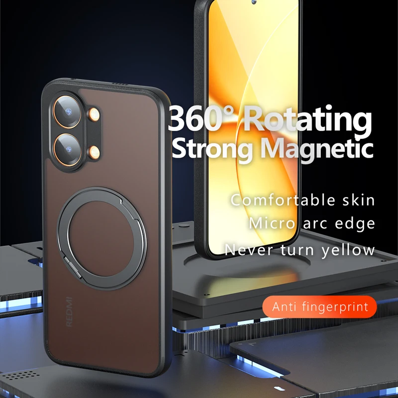 For Xiaomi POCO X8 Pro Max Case ELVEV Magnetic Shockproof Matte PC+Soft TPU with Rotating Ring Bracket Cover for POCO X8 Pro
For Xiaomi POCO X8 Pro Max Case ELVEV Magnetic Shockproof Matte PC+Soft TPU with Rotating Ring Bracket Cover for POCO X8 Pro