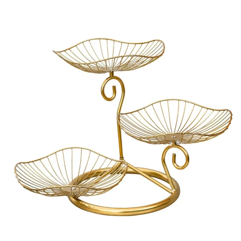Simple Three-layer Fruit Tray Groceries Vegetable Basket Bracket Decoration Bowl Storage Rack Black Gold
Simple Three-layer Fruit Tray Groceries Vegetable Basket Bracket Decoration Bowl Storage Rack Black Gold