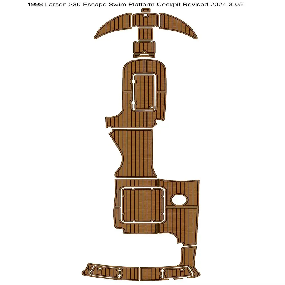 1998 Larson 230 Escape Swim Platform Cockpit Pad Boat EVA Foam Teak Deck Floor Mat SeaDek MarineMat Style Self Adhesive 49br
1998 Larson 230 Escape Swim Platform Cockpit Pad Boat EVA Foam Teak Deck Floor Mat SeaDek MarineMat Style Self Adhesive 49br