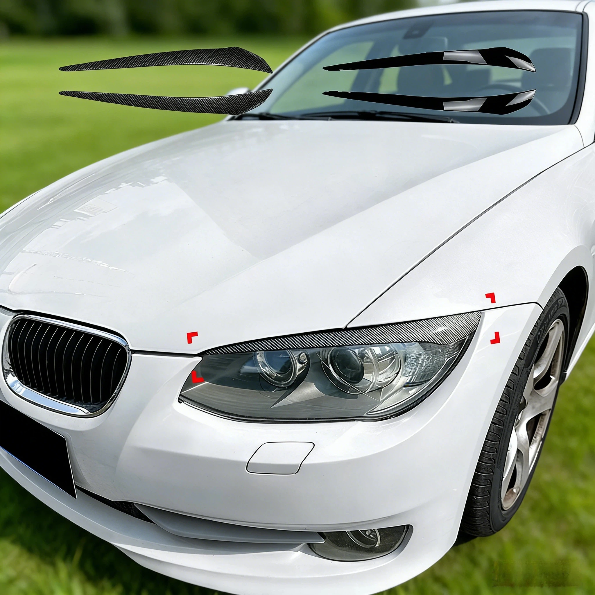 Для BMW 3 серии E92 E93 LCI 2010-2012 передняя фара брови автомобильная наклейка внешняя модификация
Для BMW 3 серии E92 E93 LCI 2010-2012 передняя фара брови автомобильная наклейка внешняя модификация