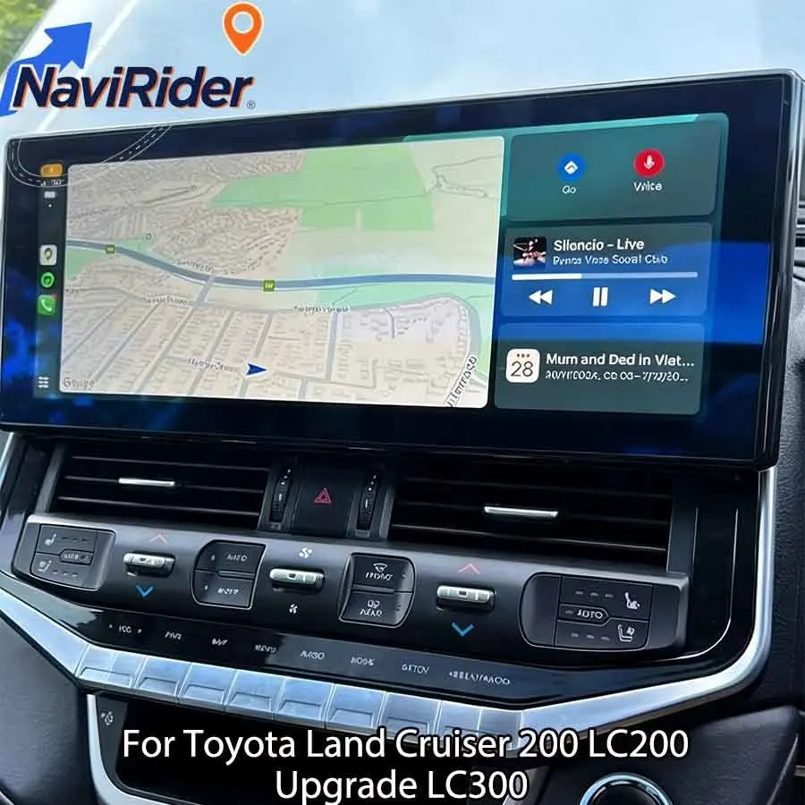 16.2'' Автомобильный радиоприемник с видеоплеером и GPS-навигацией для Toyota Land Cruiser 200 LC200, обновление до LC300, мультимедийный экран с поддержкой Carplay и Android.
16.2'' Автомобильный радиоприемник с видеоплеером и GPS-навигацией для Toyota Land Cruiser 200 LC200, обновление до LC300, мультимедийный экран с поддержкой Carplay и Android.