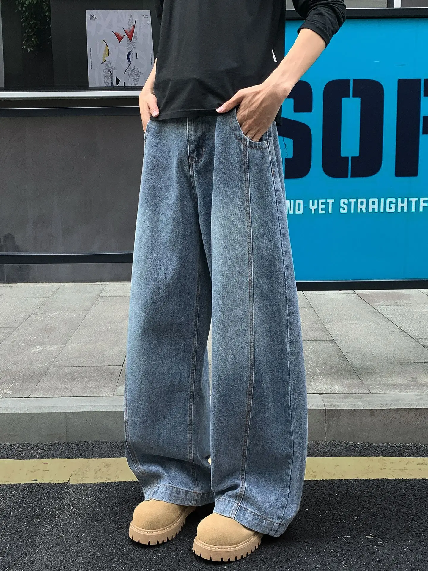 2026 New Men's Jeans Loose Jeans Long Pants Men's Style Trouser Loose Wide Leg Pants Jeans
2026 New Men's Jeans Loose Jeans Long Pants Men's Style Trouser Loose Wide Leg Pants Jeans