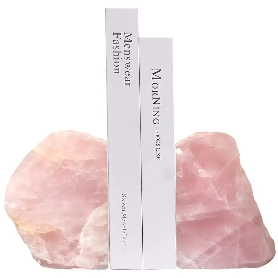 Quartz Bookends Pink Crystal Decorative Book Ends Office Home Decor Small 1 Pair 23 Lbs
Quartz Bookends Pink Crystal Decorative Book Ends Office Home Decor Small 1 Pair 23 Lbs