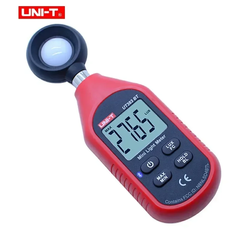 UNI-T UT383BT Цифровой люксметр Bluetooth Мини-измеритель света Оборудование для тестирования окружающей среды Ручной люксметр Осветитель
UNI-T UT383BT Цифровой люксметр Bluetooth Мини-измеритель света Оборудование для тестирования окружающей среды Ручной люксметр Осветитель