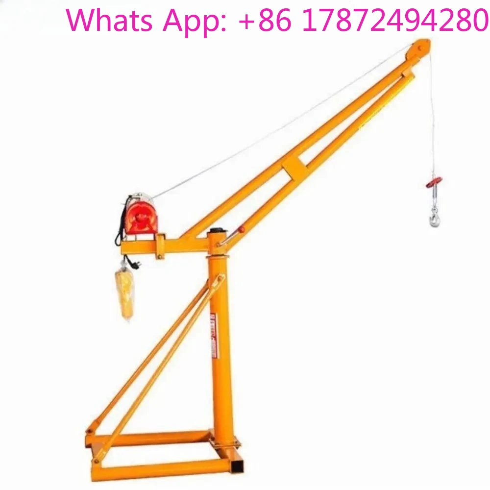 Outdoor small crane hoist 220v household small electric brick lifting machine
Outdoor small crane hoist 220v household small electric brick lifting machine
