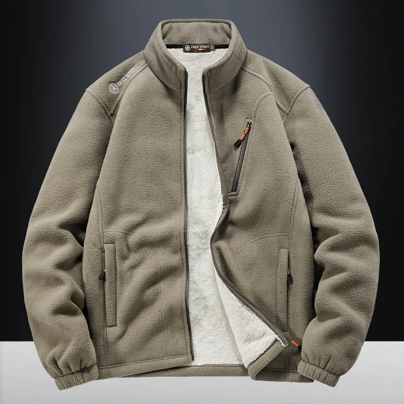 Fleece Men's Jacket Plus Size Winter Warm Thick Coat Military Tactical Outdoor Sportswear Zipper Outerwear Fleece Jacket New
Fleece Men's Jacket Plus Size Winter Warm Thick Coat Military Tactical Outdoor Sportswear Zipper Outerwear Fleece Jacket New