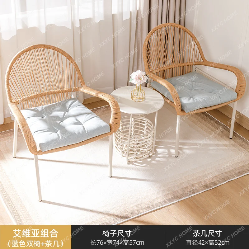 Lbalcony small table and chairs household leisure tea table and chair combination outdoor garden woven rattan chair
Lbalcony small table and chairs household leisure tea table and chair combination outdoor garden woven rattan chair