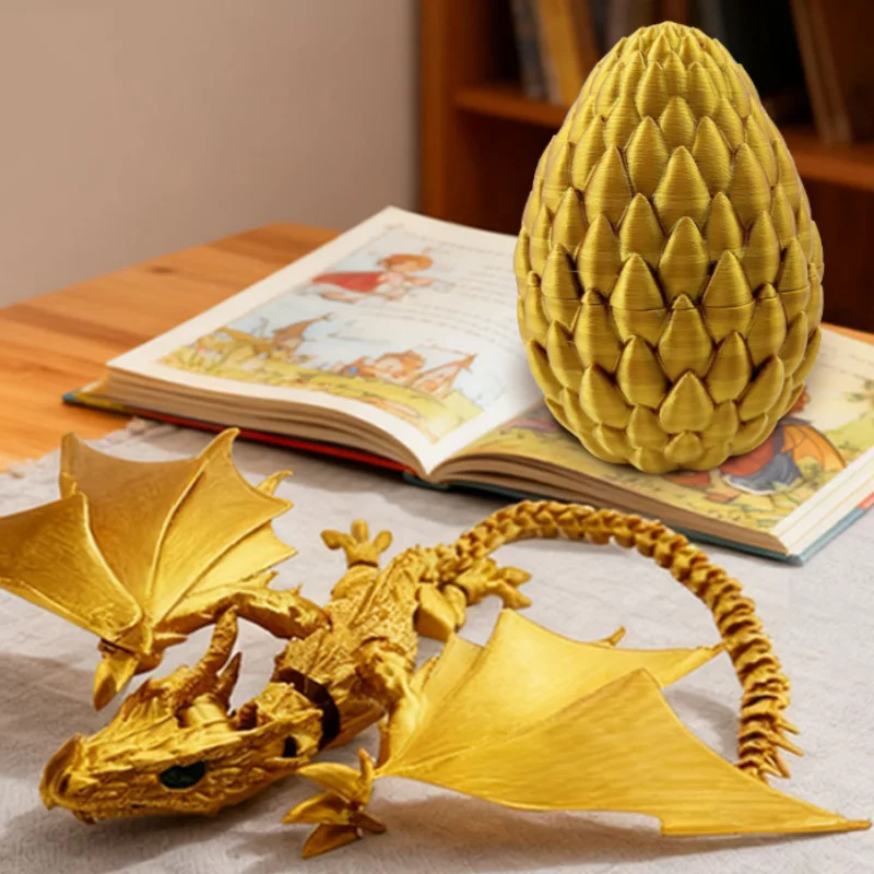 Complete Set Fairy Tale Myth Theme Stylish Pointed Dragon Egg Articulated Movable Joint Dragon Toy High Precision 3D Gift
Complete Set Fairy Tale Myth Theme Stylish Pointed Dragon Egg Articulated Movable Joint Dragon Toy High Precision 3D Gift