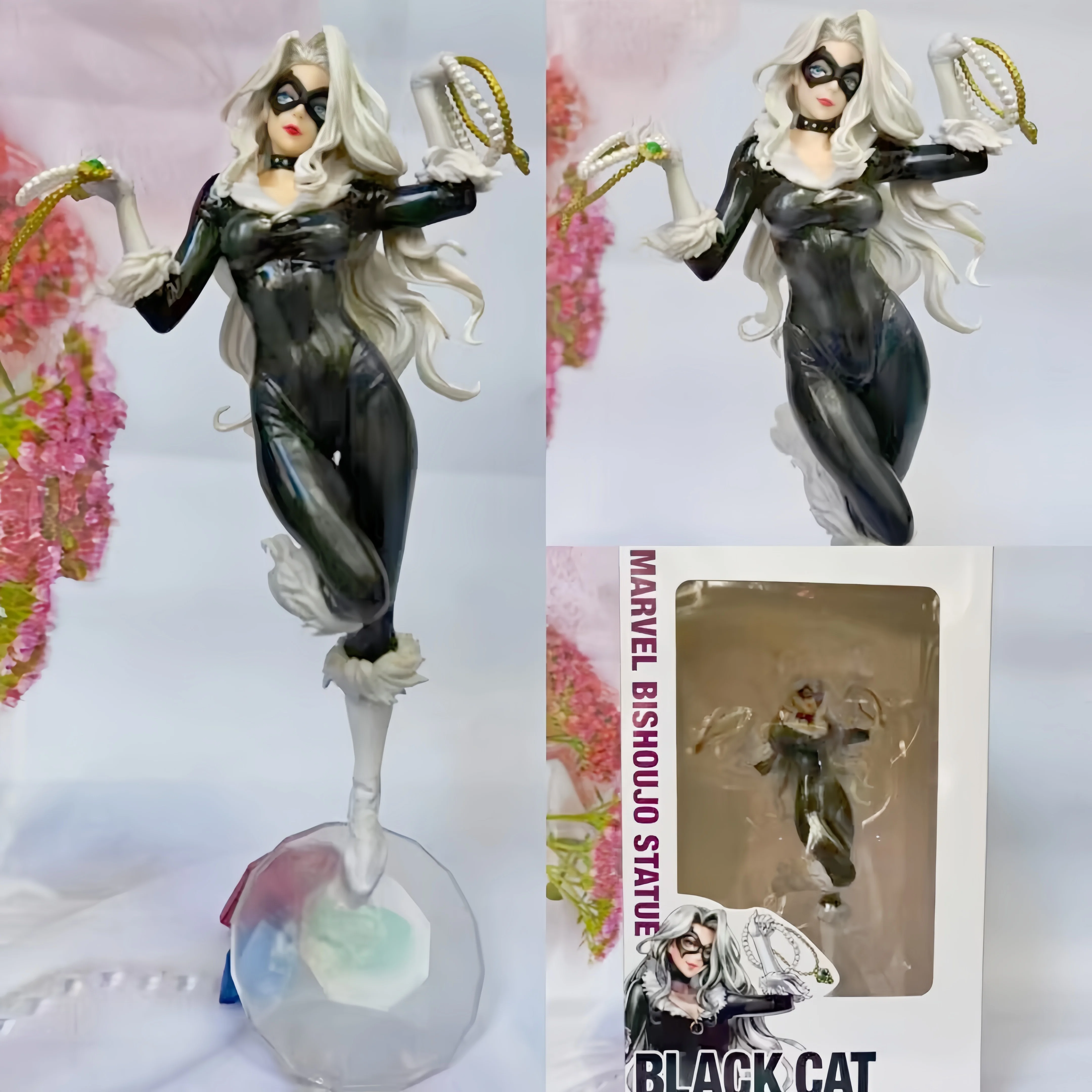 Статуя Marvel Bishoujo, фигурка черного кота, модель из ПВХ, Коллекционная кукла-дисплей, настольное украшение, фигурка для взрослых, игрушка в подарок
Статуя Marvel Bishoujo, фигурка черного кота, модель из ПВХ, Коллекционная кукла-дисплей, настольное украшение, фигурка для взрослых, игрушка в подарок