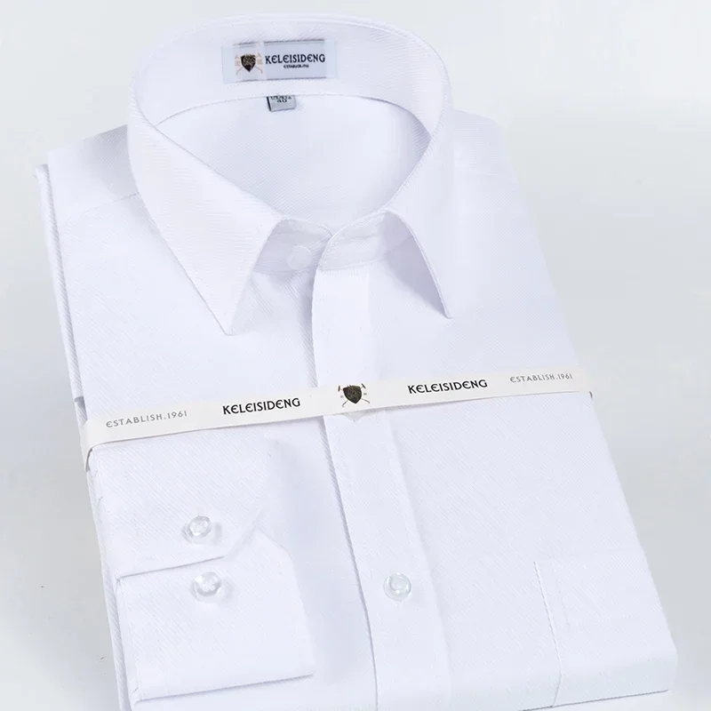 Men's Classic Interview Long-sleeve Solid Twill Dress Shirt Single Patch Pocket Formal Business Standard-fit Work Office Shirts
Men's Classic Interview Long-sleeve Solid Twill Dress Shirt Single Patch Pocket Formal Business Standard-fit Work Office Shirts