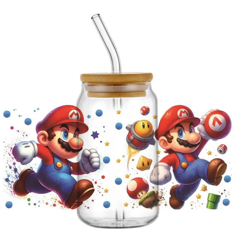 Новый дизайн Kawaii Super Mario 3D наклейка УФ DTF чашка обертывает для 16 унций водонепроницаемая УФ-переносная наклейка DTF наклейка для очков кружка DIY обертка наклейка
Новый дизайн Kawaii Super Mario 3D наклейка УФ DTF чашка обертывает для 16 унций водонепроницаемая УФ-переносная наклейка DTF наклейка для очков кружка DIY обертка наклейка
