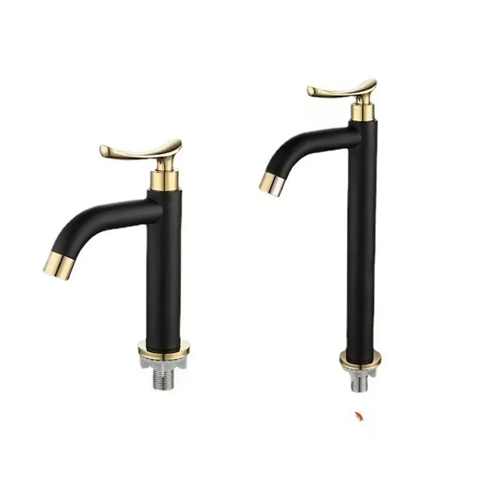 Tianview 304 Stainless Steel Basin Faucet Black Round Tube Elbow Single Cold Faucet Bathroom Toilet Basin Faucet
Tianview 304 Stainless Steel Basin Faucet Black Round Tube Elbow Single Cold Faucet Bathroom Toilet Basin Faucet