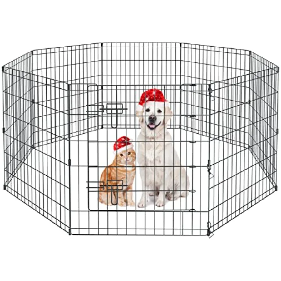 Pet Playpen Dog Pen Foldable Dog Exercise Fence 8 Panels 30 Inch Kennels Pet Playpen Options Ideal for Pet Medium Animals Outdo
Pet Playpen Dog Pen Foldable Dog Exercise Fence 8 Panels 30 Inch Kennels Pet Playpen Options Ideal for Pet Medium Animals Outdo