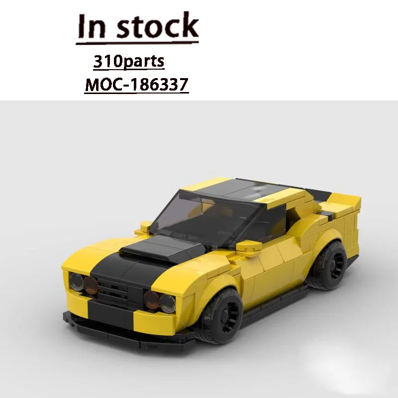 MOC-186337 New Urban Sports Iconic Yellow Supercar Racing Building Block Model 310 Parts Boys Children's Birthday Toy Gift
MOC-186337 New Urban Sports Iconic Yellow Supercar Racing Building Block Model 310 Parts Boys Children's Birthday Toy Gift