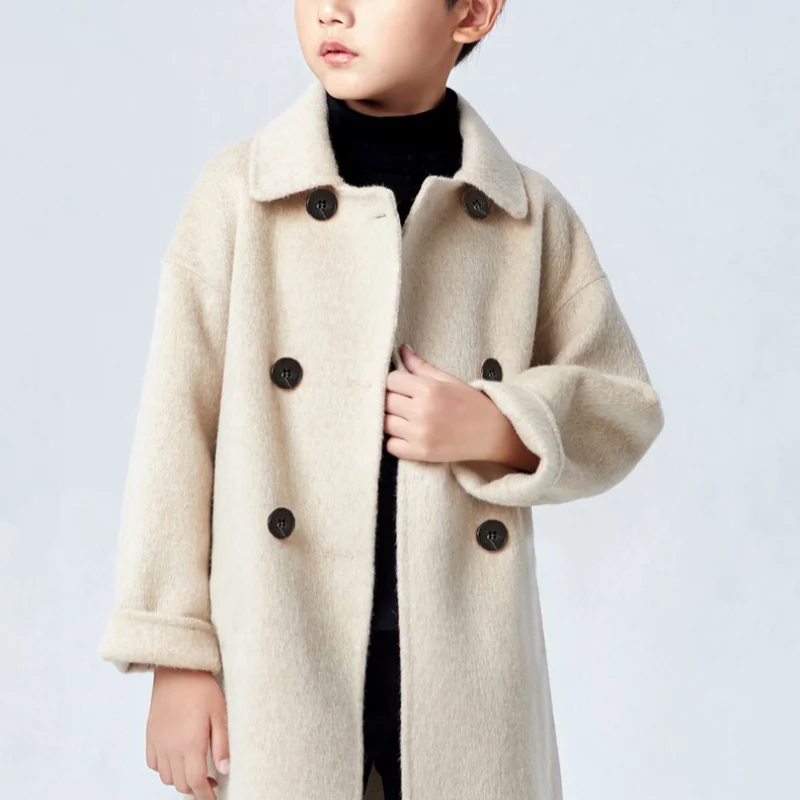 Wool-Blend Double-Breasted Long Suit Jacket Children Wedding Banquet Winter Thick Formal Outerwear Kids' Gift
Wool-Blend Double-Breasted Long Suit Jacket Children Wedding Banquet Winter Thick Formal Outerwear Kids' Gift