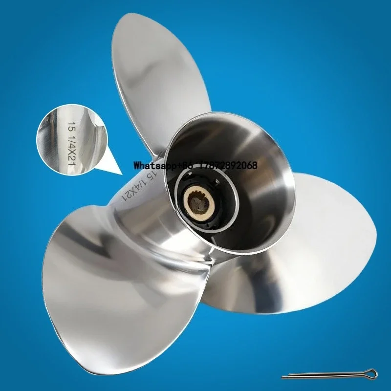 Interchangeable Hub R Rotation 6AW-45976-20-00 300HP Engine Outboard Motor Propeller 15 1/4"x21"
Interchangeable Hub R Rotation 6AW-45976-20-00 300HP Engine Outboard Motor Propeller 15 1/4"x21"