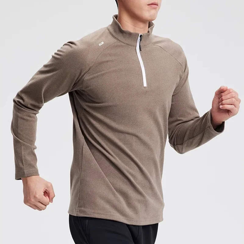 Male Fitness Long Sleeves Running Clothes Football Jersey Workout Jogging T Shirt Zipper Stand Collar Gym Compression Shirt
Male Fitness Long Sleeves Running Clothes Football Jersey Workout Jogging T Shirt Zipper Stand Collar Gym Compression Shirt