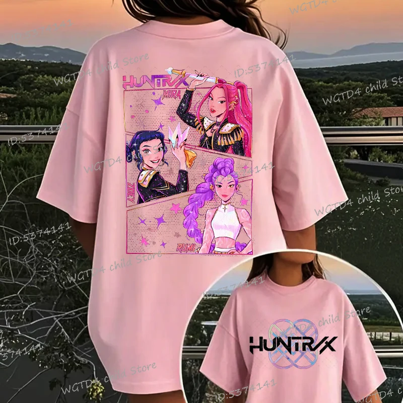 KPop Demon Hunters T-shirts Kids Cotton Fashion Casual Tops Girls Boys Short Sleeve Tee K-Pop Demon Hunters Clothes Child Girl
KPop Demon Hunters T-shirts Kids Cotton Fashion Casual Tops Girls Boys Short Sleeve Tee K-Pop Demon Hunters Clothes Child Girl
